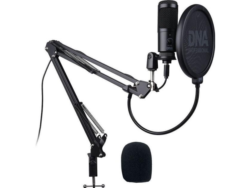 Dna Professional Usb Kondensatorinio Mikrofono Komplektas Dna Cm Usb Kit