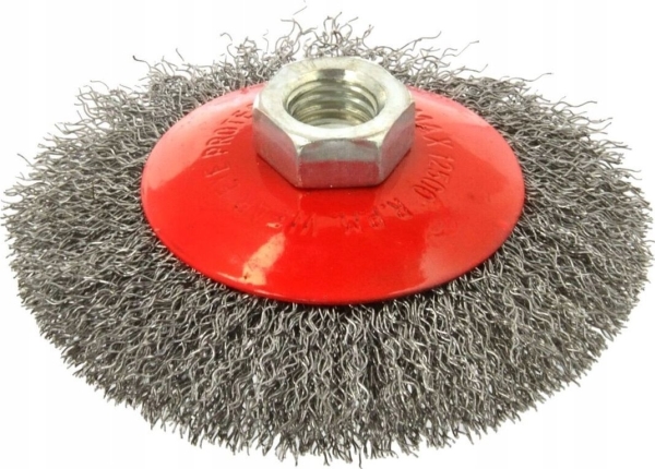 Sidoroterande stålborste 100mm M14 krympt ståltråd (60) | Elverktyg - Övriga maskiner - Övriga verktyg | GameStuff