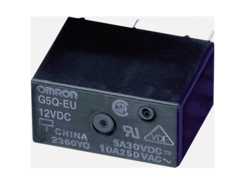 Omron G5q-1-Eu 12Dc Printrelæ 12 V/Dc 5 A 1 X Skiftekontakt 1 Stk