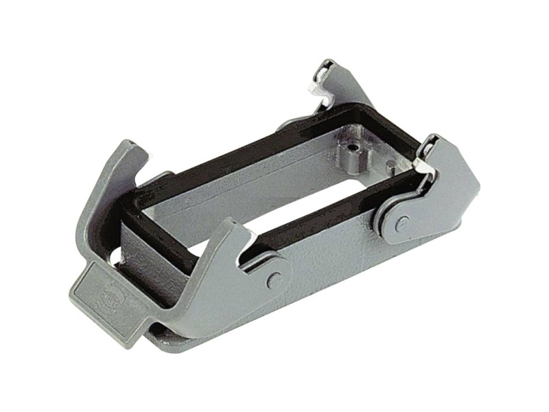 Harting Han B Stik Chassishus Type 16B Metal, Overflademontering Med Låsebøjle