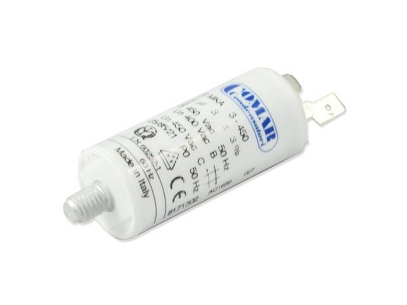 Comar 600038 1 Stück Motorkondensator 7 Μf 450 V/Ac 5 % (Ø) 30 Mm