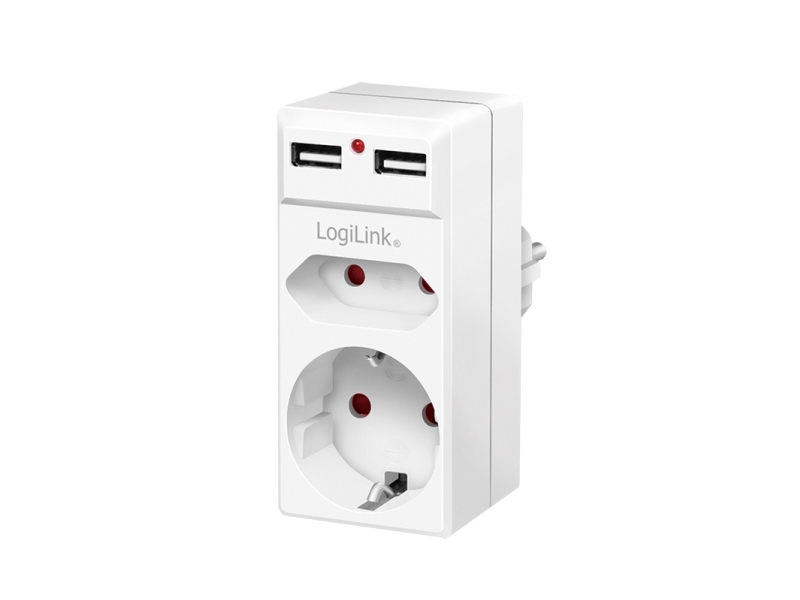 LogiLink PA0276, 1 AC stikkontakt(er), Type F, 230 V, 50 Hz, 16 A, 3680 W