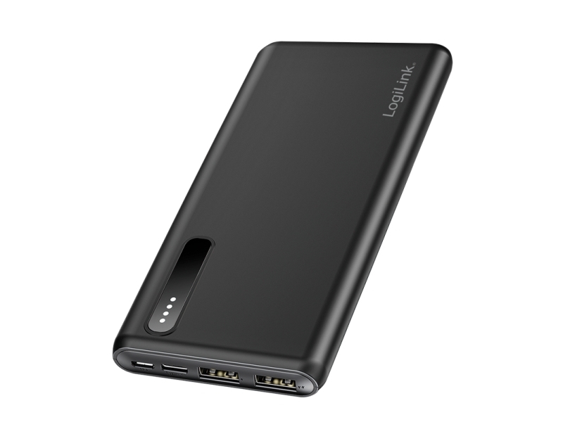 Logilink Pa0311, 8000 Mah, Smart Ic, 12 W, Sort