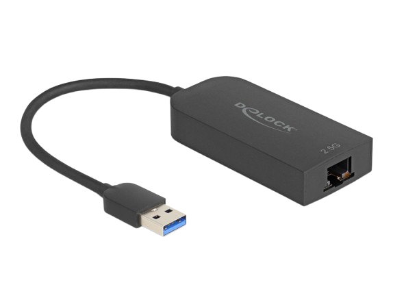 Delock - Netzwerkadapter - Usb 3.0 - 2.5Gbase-T - Schwarz