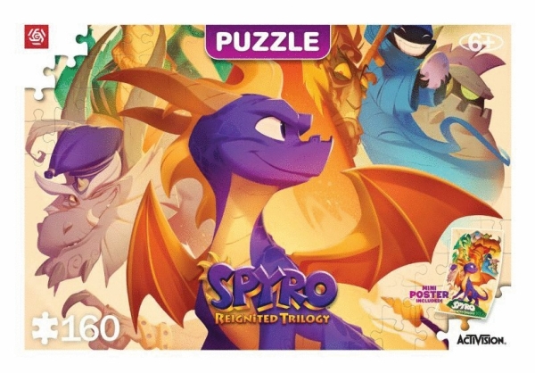 Spyro Reignited Trilogy Puslespil - Good Loot Puzzle - 160 Brikker