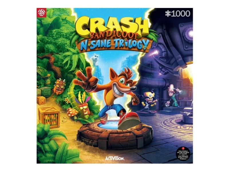 Cenega Crash Bandicoot N. Sane Trilogy, 1000 styck, Videospel | Leksaker - Spel - Pussel | GameStuff