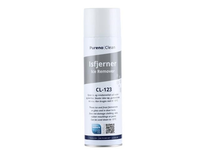 Isfjerner 500ml spray. Optør is- og rimdannelser på ruder og dørlåse. Skader ikke tøj, gummilister, lak m.v