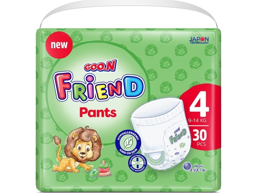 Goo.N Goo.N Friend Pants Size 4, 9-14 Kg, 30 Pcs., F1010117-001