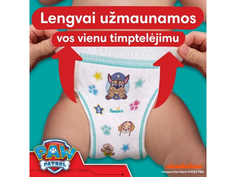 Pampers Pants Paw Patrol Windeln, Größe 5, 132 Windeln, 12-17Kg