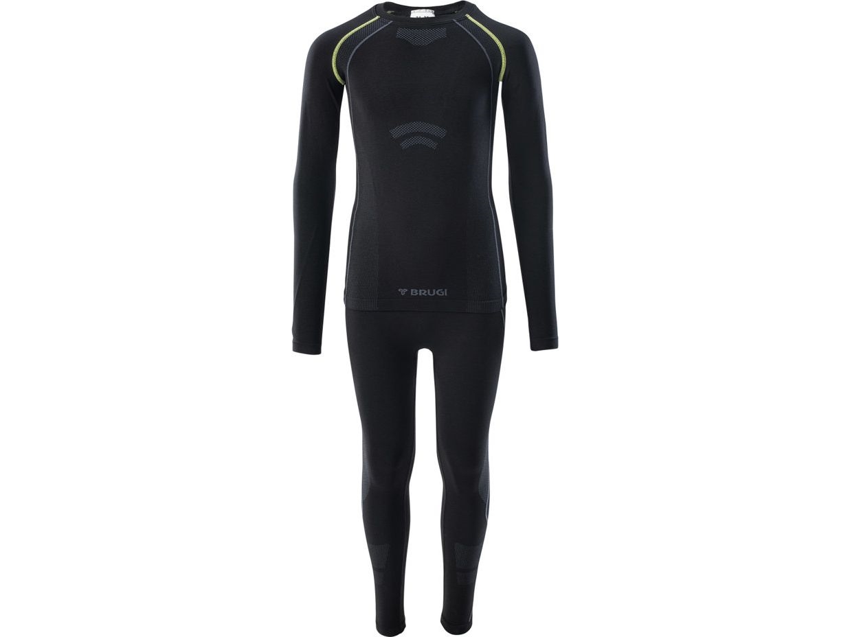 Brugi Värmeunderkläder för barn, svart, storlek: 134-152 (1RAP EEQ) | Kläder & Säkerhet - Arbetskläder - Underkläder | GameStuff