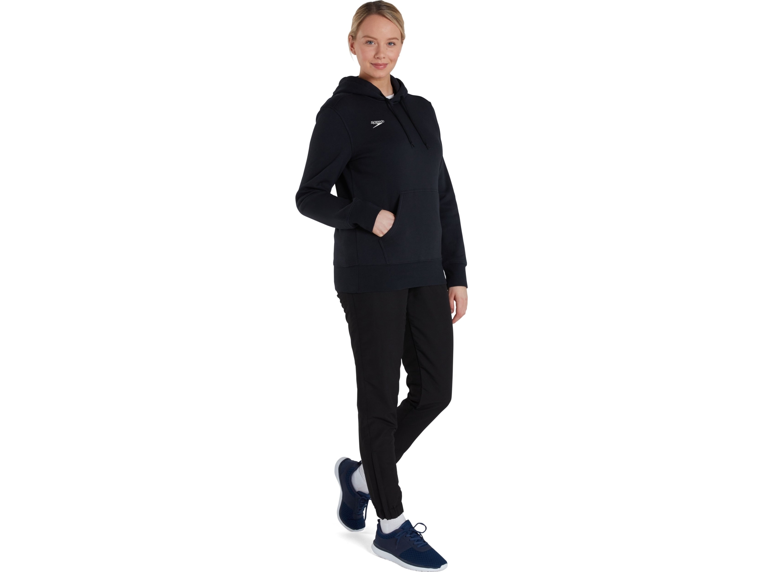 Speedo damehættetrøje CLUB HOODY AF blå