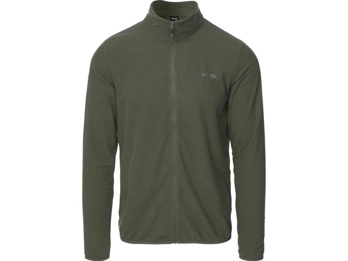 hitec Fleecetrøje til mænd med ståkrave Hi-tec Damis II Full Zip sweatshirt størrelse L