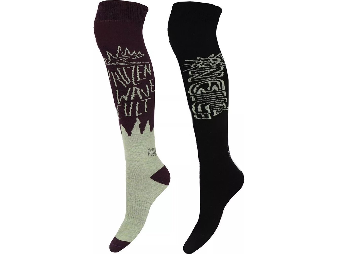 ONeill SKI Kneehigh Frozen Wave, 2 par stl. 35-38 | Kläder & Säkerhet - Värmeplagg - Strumpor | GameStuff