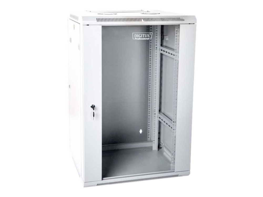 Digitus Professional Dn-Wd19 18U/600 - Kabinet - Vægmonterbar - Grå, Ral 7035 - 18U - 19"