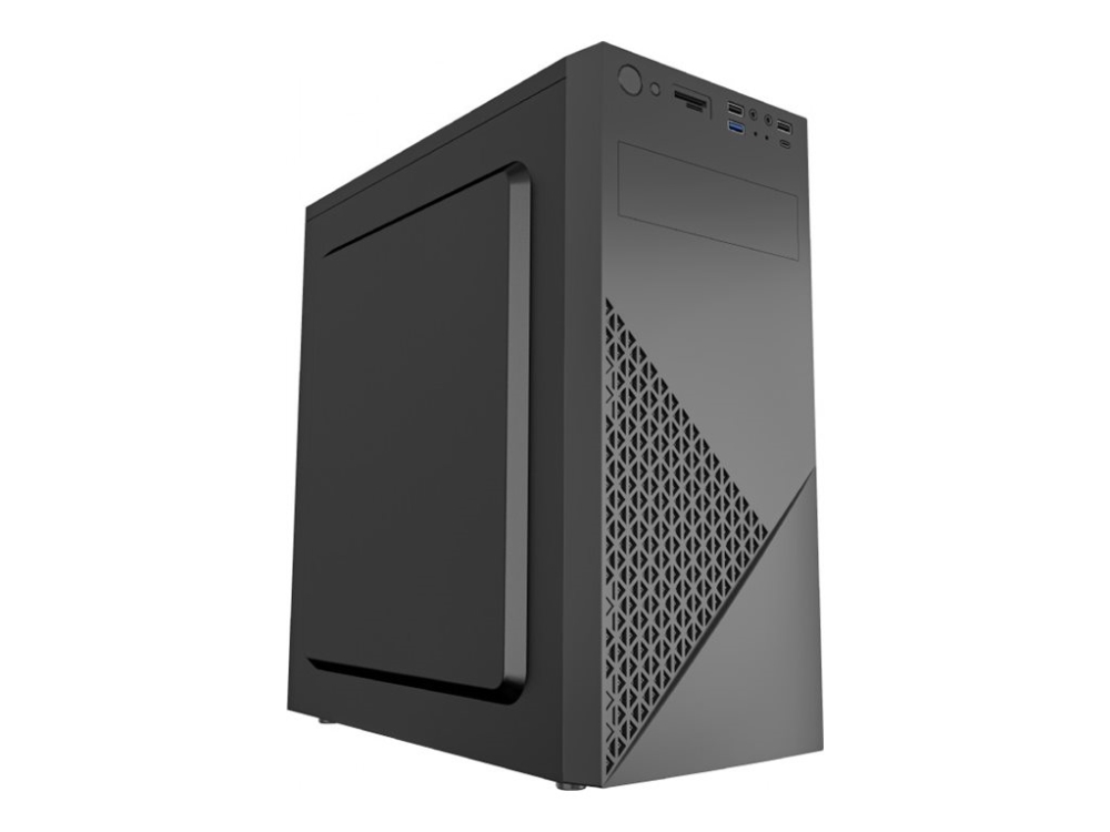 Gembird Fornax 170 Office Computer Case Atx Ingen Strömförsörjning Atx Svart Usb/ljud