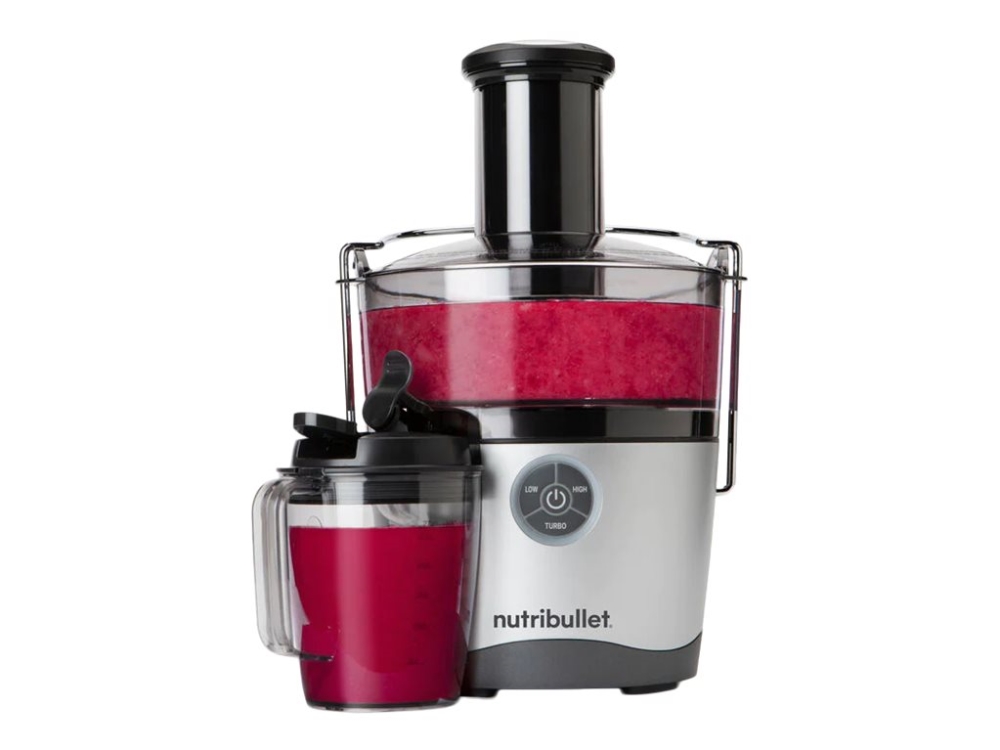 NutriBullet Juicer NBJ100G - Råsaftcentrifug - 800 W - grå | Köksapparater - Juice, is och vatten - Citruspress | GameStuff