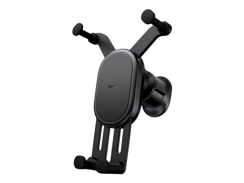 Baseus bilholder til telefoner med 5,4-6,7 skærm og trådløs opladning 15 W, sort (6932172620264)