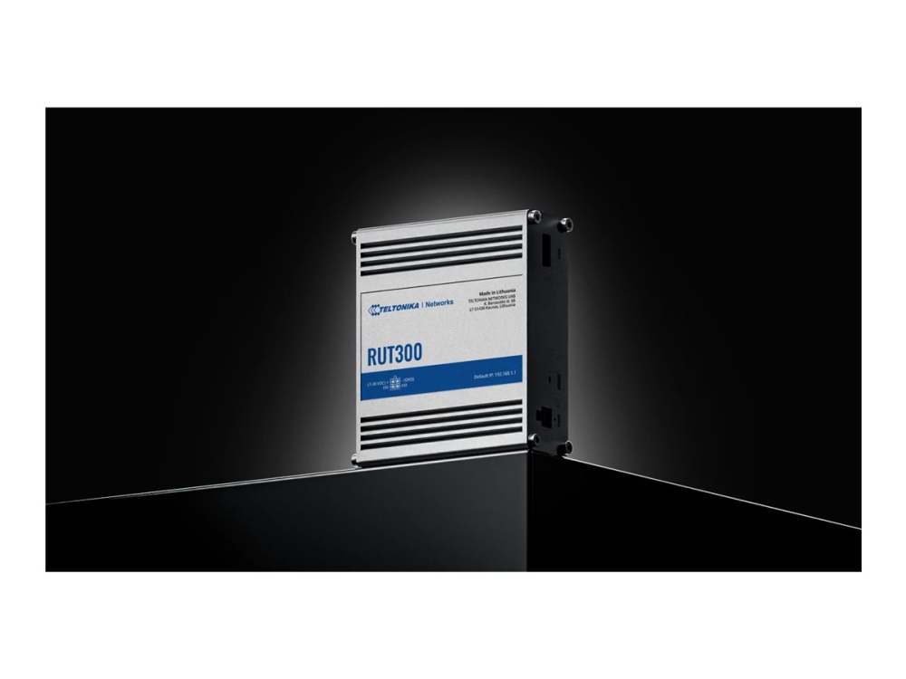 Teltonika Rut300, Ethernet-Wan, Schnelles Ethernet, Blau, Metallisch