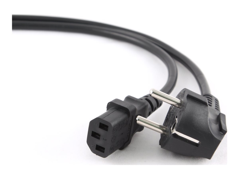 Cablexpert - Stromkabel - Strom Cee 7/7 Auf Strom Iec 60320 C13 - 6 A - 1 M - Geformt