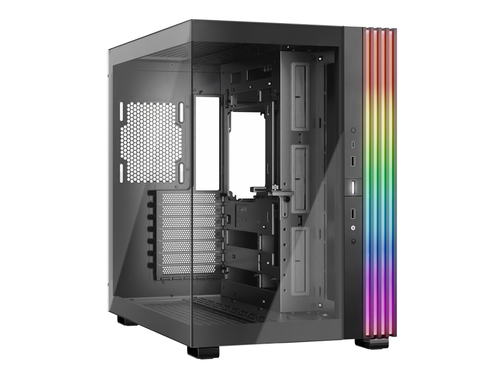 Be Quiet! Light Base 600 Dx Midi Tårn Atx Sidepanel Med Vindue Glas Ingen Strømforsyning Atx / Ps/2 Sort Usb/lyd