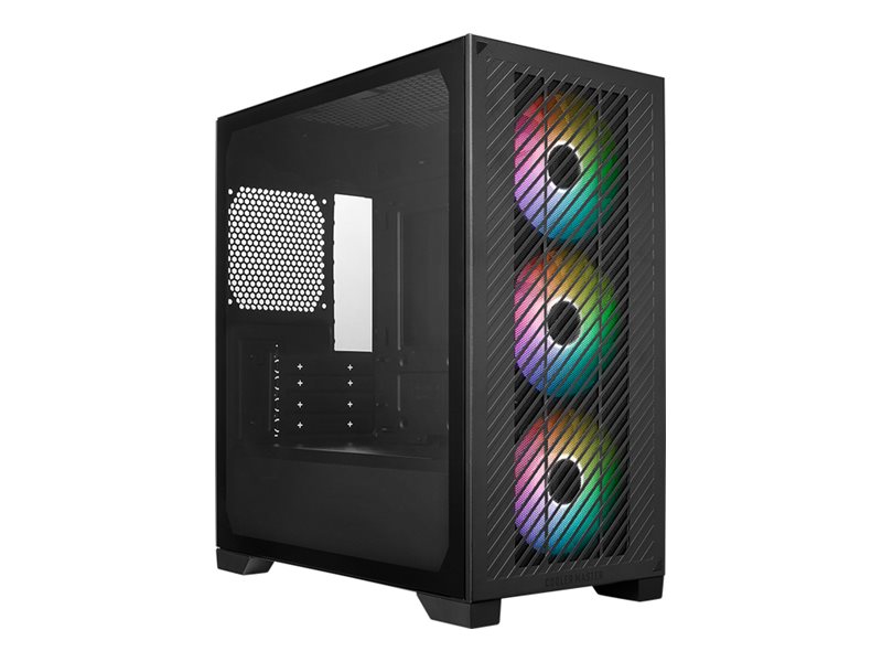 Cooler Master Elite 301 Micro Atx Sidepanel Med Vindue Hærdet Glas Ingen Strømforsyning Atx Sort Usb Lyd