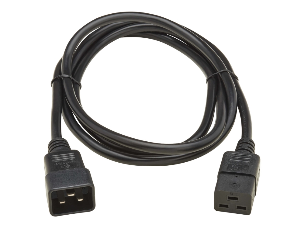 Eaton Tripp Lite Serie - Stromverlängerungskabel - Iec 60320 C19 Auf Iec 60320 C20 - Ac 250 V - 16 A - 2 M - Schwarz - Europa - Für P/N: Plc19bk, Plc