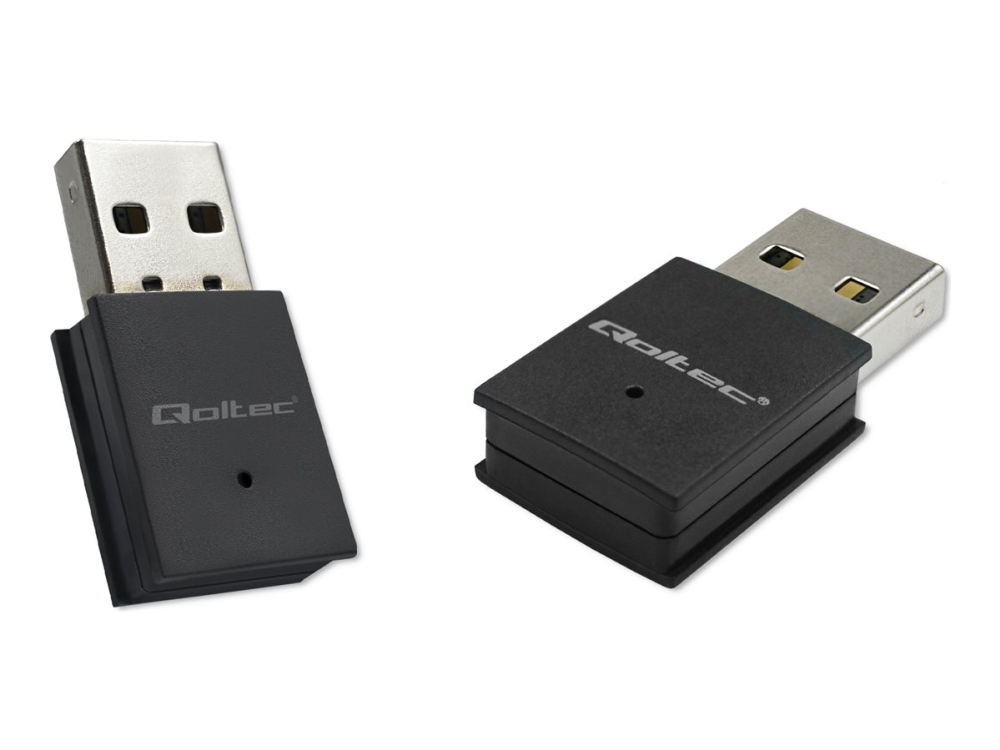 Qoltec Wireless Ultrafast Mini Wifi Adapter | Standard Ac | Bt 4.0 | Usb 2.0 | 600Mbps