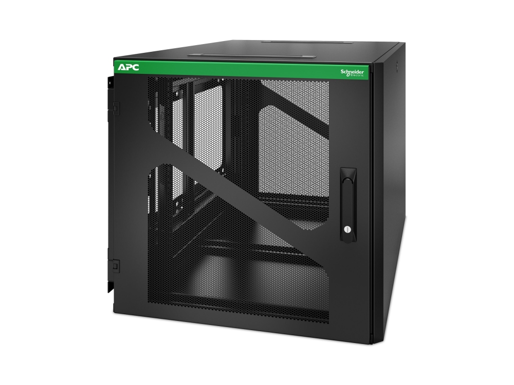 Apc Netshelter Wx Ar112sm – 19-Zoll-Wand-Patchschrank, 12 He/He, 800 Mm Tief, Seitliche Montage, Montiert, Freistehendes Gestell, 12U, 158 Kg, 58,9 K
