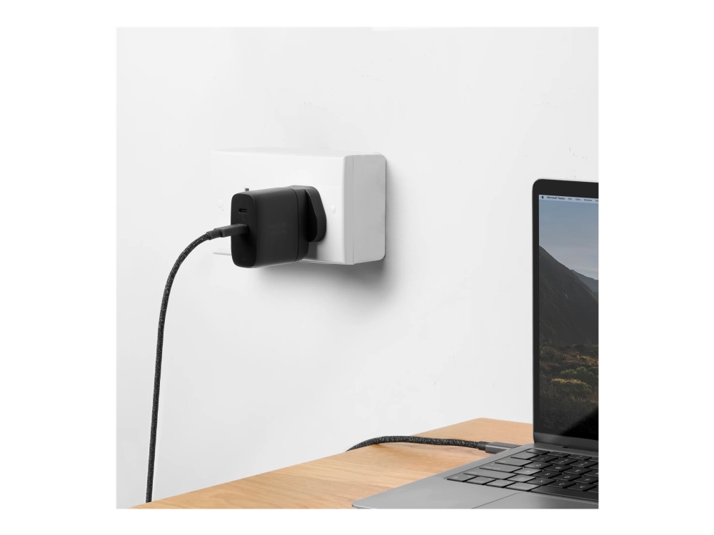 Native Union - Strømforsyningsadapter - Gan, Hurtig Oplader, Med Internationale Adaptere - 67 Watt - 3.35 A - Pd - 2 Output-Stikforbindelser (Usb-C)