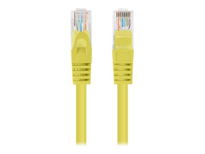 Lanberg - Patchkabel - Rj-45 (Stecker) Auf Rj-45 (Stecker) - 25 Cm - 5,4 Mm - U/Utp, Ungeschirmt - Cat 6 - Knotenlos, Verseilt - Gelb, Ral 1016 (10Er