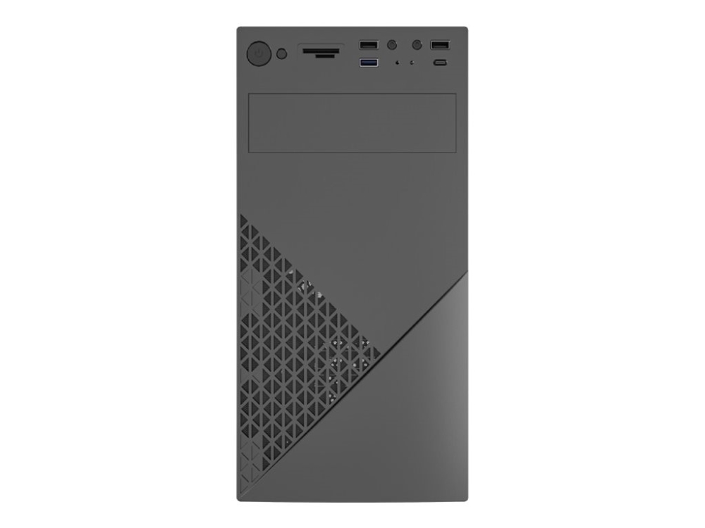 Gembird Fornax K170 Office Computer Case Mini Atx Ingen Strömförsörjning Atx Svart Usb/ljud