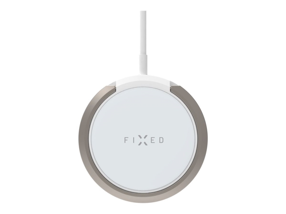 FIXED MagPad - Trådlöst laddställ - 15 Watt - 2 A - vit