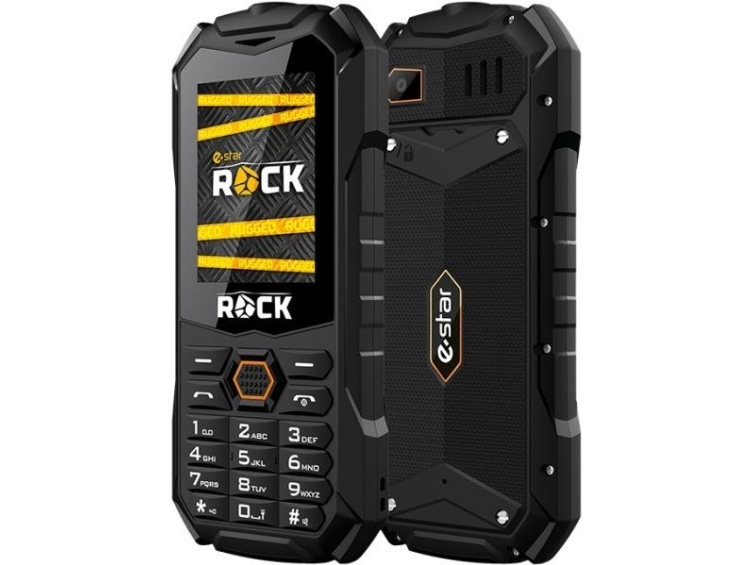 Estar Estarrock, Menü, Dual Sim, 6,1 Cm (2.4"), 0,08 Mp, 1800 Mah, Sort