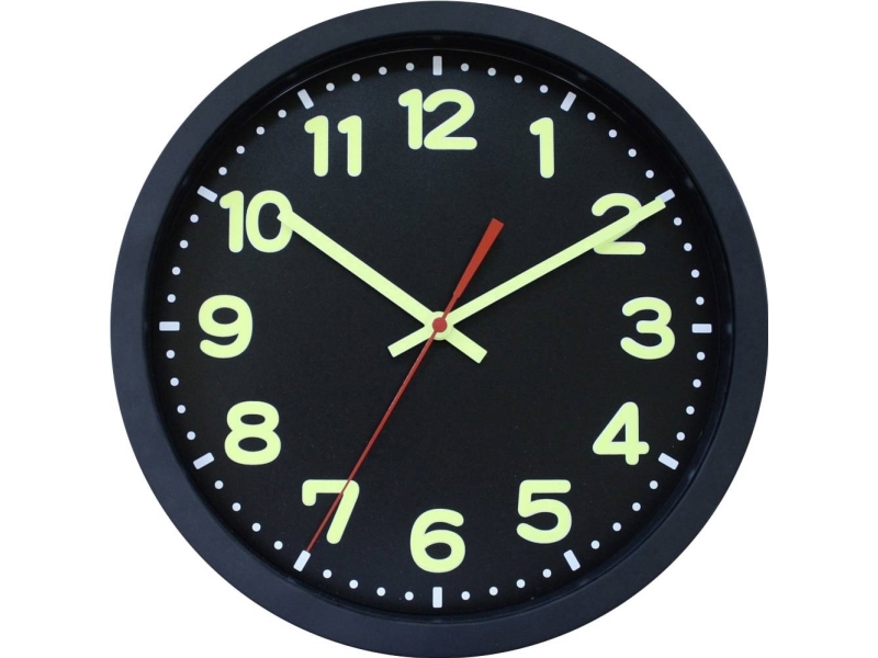 Eurotime 53861 05 Radio Vægur 30 Cm X 5 Cm Sort