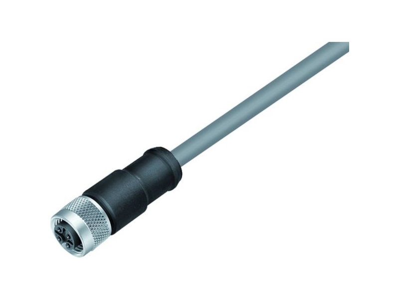 Binder 77 3530 0000 20704-0500-20 Sensor-/Aktor-Anschluss M12 Gerader 5 M Polzahl (Rj): 4 1 Stk