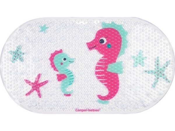 CANPOL BABIES liukumaton kylpymatto, LOVE&amp &amp &amp  SEA, 69x38 cm 80/002