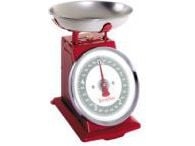 Terraillon Tradition 500, Mekanisk köksvåg, 5 kg, 10 g, röd, 240 x 210 x 260 mm | Köksutrustning - Bakartiklar - Köksvågar | GameStuff