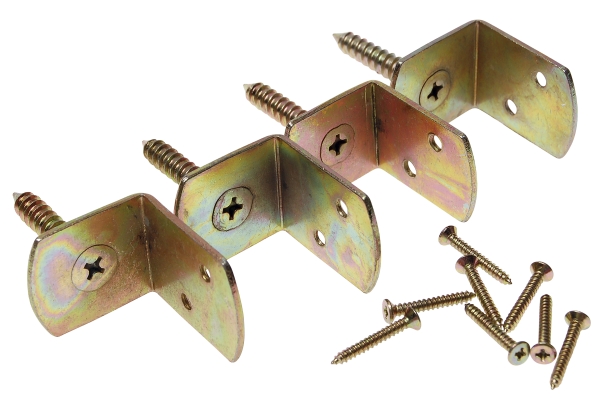 Usorteret Garden-hengsler 4 stk. inkludert skruer