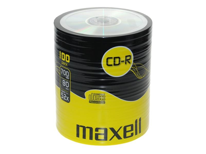 Maxell CD-R 700 MB 52x 100 kappaletta (624037.02.CN)