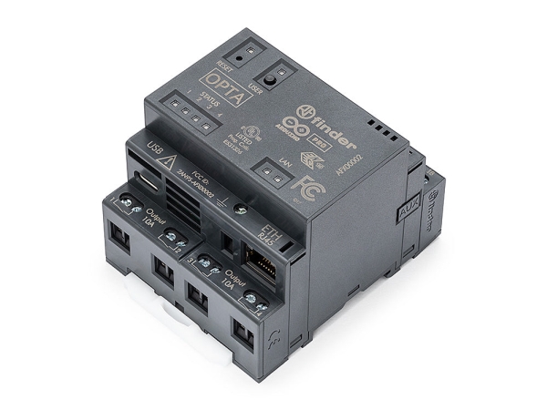 Arduino Opta Wifi, Sort, Culus Listed, Enec, Ce, 10,100 Mbit/S, -20 - 50 °C