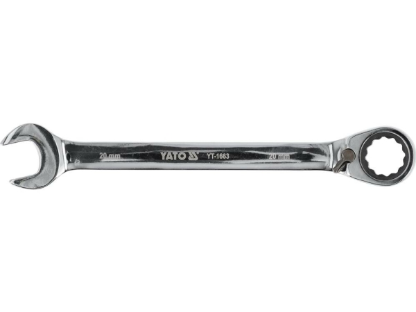 Yato Lock Skruenøgle Med Topnøgle/Ratskral 20 Mm 1663
