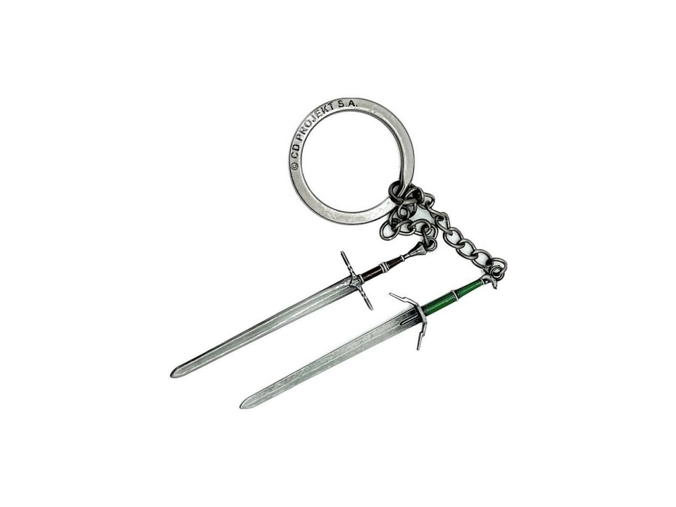 Cenega The Witcher 3 Geralt Two Swords Keychain, Samleobjekt, Videospil