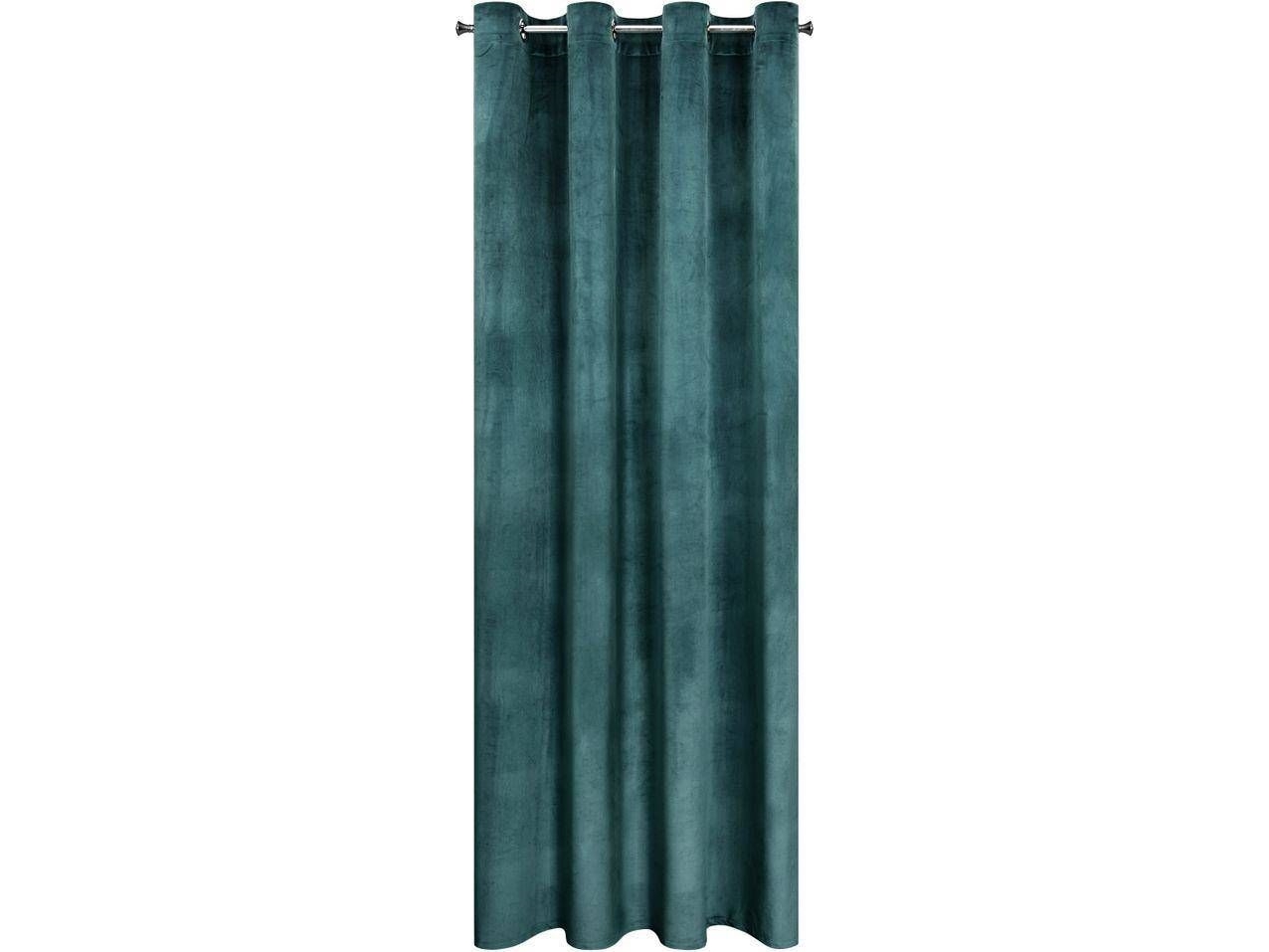 Eurofirany Verho 140 x 250 Koristeellinen sametti Melanie C.Sininen