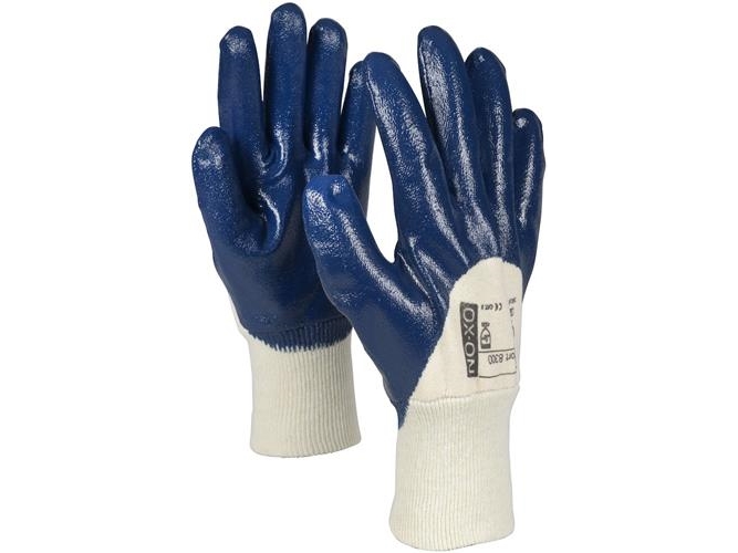 NBR-nitrilhandske, halvt nedsänkbar, storlek 11 | Kläder & Säkerhet - Handskar - Arbetshandskar | GameStuff