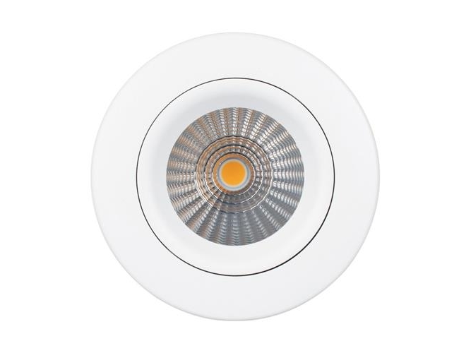 Sabina 230v Dimbar Flimmerfri 8w Dtw 1800k 3000k Ra90 460lm Ip54 Mattvit Rund