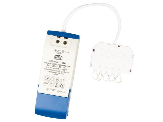 Driver Dæmpbar 12-25W 350Ma Ip21