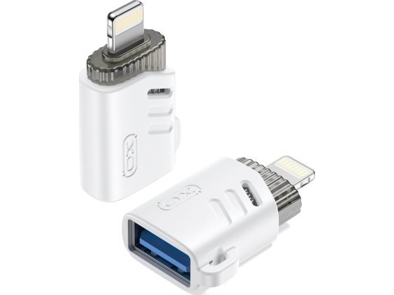 Xo Adapter Usb-Lightning Otg, White (Nb256a)
