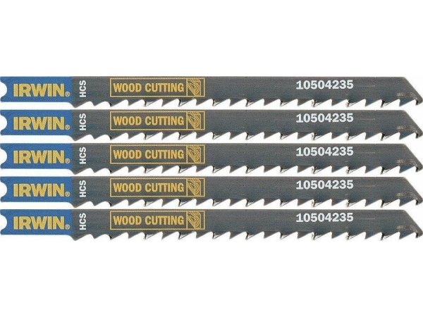 Irwin Jig Saw Blades, 5Pk U144d