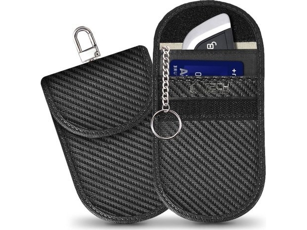 Tech-Protect nyckelpåse RFID-signalblockerare KLR100, kolfiber | Tele & GPS - Mobil tillbehör - Övriga tillbehör | GameStuff