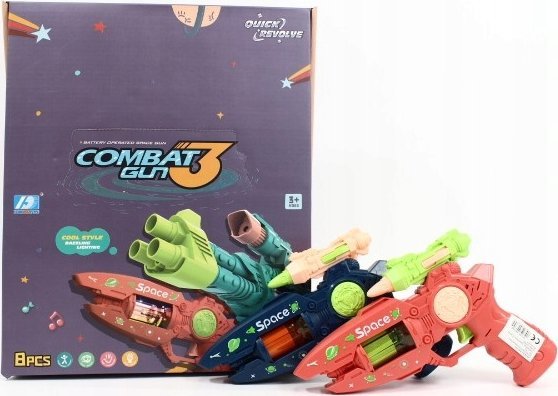 Hipo Gun św/dźw 8szt/box DF-44218C 08694 | Utomhusleksaker - Softguns och Blasters - Softguns Pistoler | GameStuff